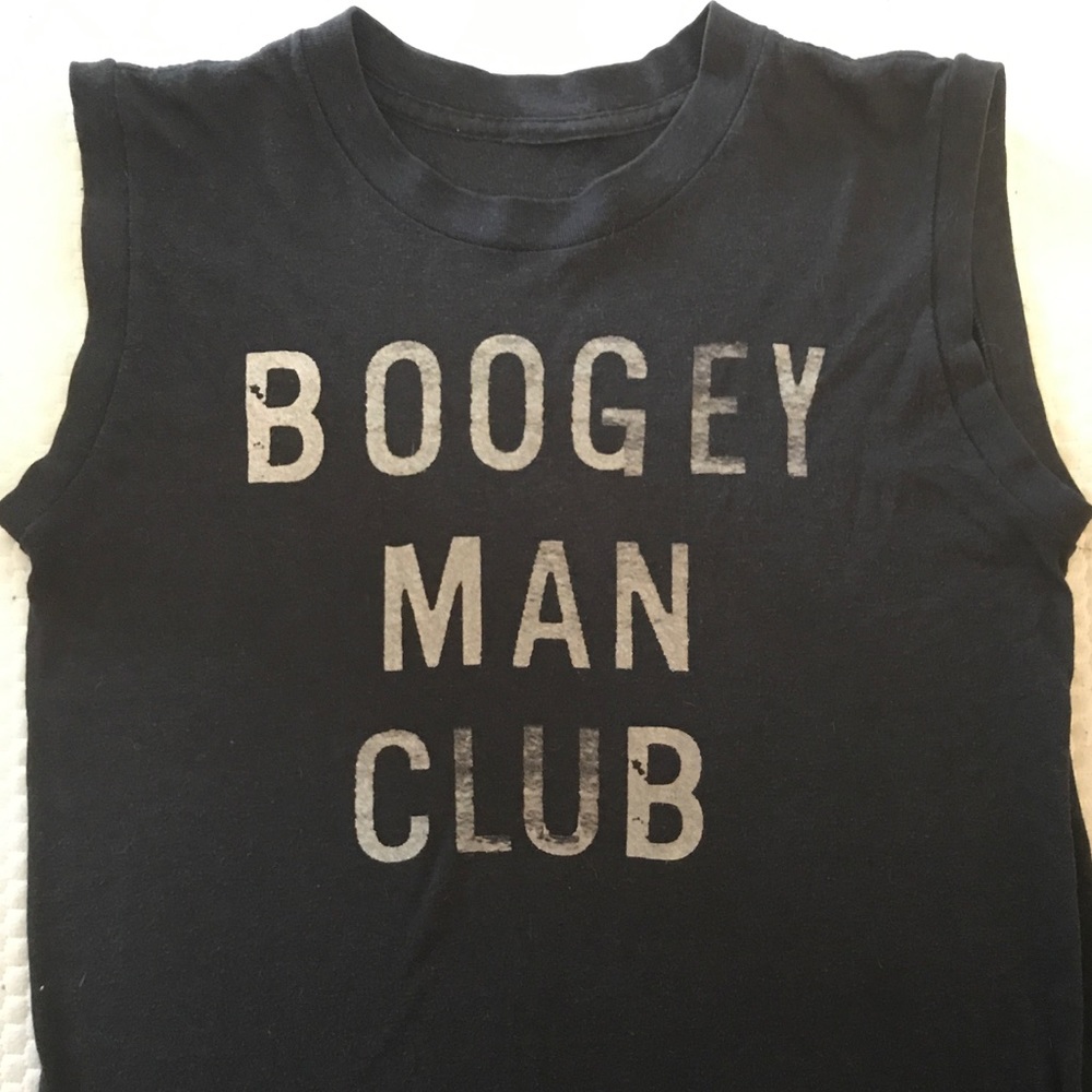 Black local boogeyman muscle tank small